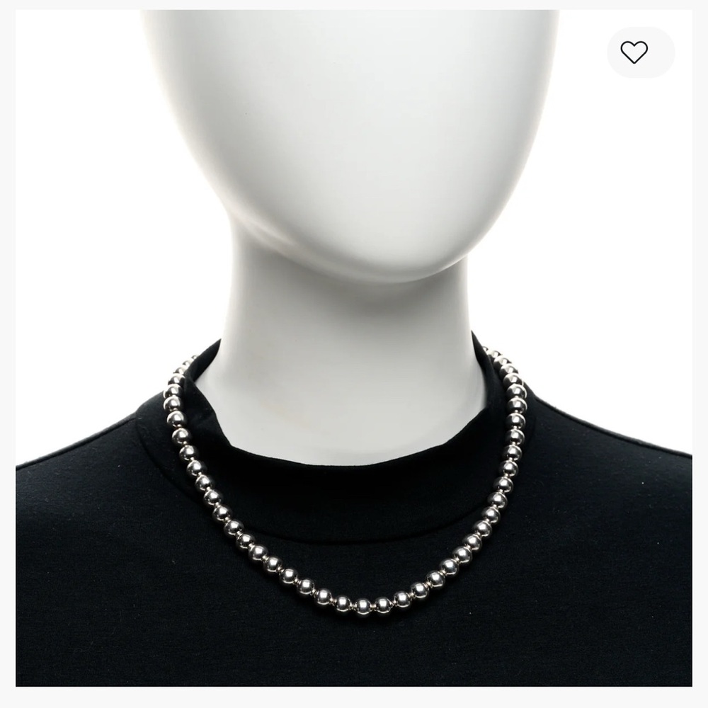 Tiffany & Co. Silver Bead Necklace